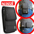 SCOZZI® Handy Gürteltasche Nylon Universal Gürtel Tasche Quer Smartphone Etui