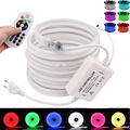 RGB Neon LED Streifen Strip 220 230V Flex Lichtschlauch diffus Lichtband Dimmbar