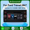 DAB+ Android 13 Autoradio CarPlay 32GB GPS Navi Für Ford Focus Transit MK7 S-Max