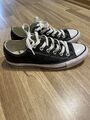 Converse Chuck Taylor all star Unisex Turnschuh Sneaker low Leder schwarz Gr. 38