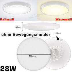 16W-48W LED Deckenlampe Ultraflach Panel Deckenleuchte kaltweiß/warmweiß Lampe