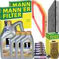 MANN INSPEKTIONSPAKET+MOBIL 0W-40 ÖL passend für PORSCHE BOXSTER 986 2.5-3.2 S