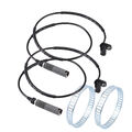 2x ABS-SENSOR + 2x ABS-RING HINTEN FÜR BMW 1-ER E81 E87 3-ER E90 E91 E92 E93 DE