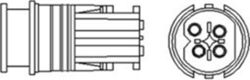 Magneti Marelli Lambdasonde Lamdasonde Regelsonde 466016355126 für Mercedes