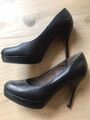 Gr. 38 TAMARIS Pumps High Heels anthrazit schwarz