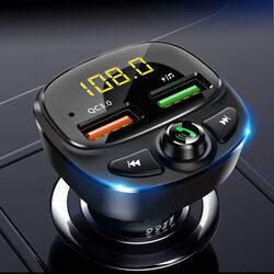KFZ Bluetooth FM Transmitter Auto Radio MP3 Player Dual USB Ladegerät Adapter DE