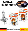 2x Osram H4 60/55W 12V 64193 Scheinwerfer Fernlicht Abblendlicht Ersatz Birne