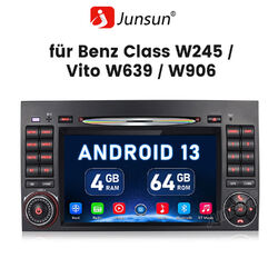 4+64G Carplay Android 13 Autoradio Navi GPS DSP für Mercedes BENZ A/B W169 W245