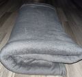 XXL Kuscheldecke - grau  - anthrazit - Teddy-Fleece - 235x200cm