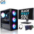 Fast Gaming Intel Quad Core i7 16GB RAM 1 TB HDD & 128GB SSD 2GB GT710 PC Bundle