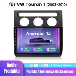 Android13 Autoradio Für VW Touran 1 2003-2010 GPS Nav BT Carplay WIFI DAB+ 2+64G