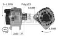 ERA Lichtmaschine Generator Lima 210007A für VW BORA 1 1J2 GOLF 4 1J1 Variant B5