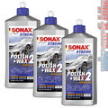 3x Sonax XTREME Polish+Wax 2 Hybrid NPT 500 ml Politur, Wachs Versiegelung