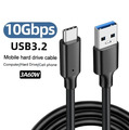 USB-C 3.2 Kabel Datenkabel 60W Handy Schnellladekabel PC Laptop Festplattenkabel