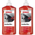 Sonax Autohartwachs Carnauba-Wachs 2x 500ml Lackversiegelung Langzeitschutz