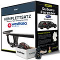 Anhängerkupplung WESTFALIA starr für SUBARU Forester +E-Satz AHK