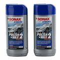 2x 500ml SONAX Autopolitur Lackpolitur XTREME POLISH & WAX 2 HYBRID NPT