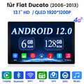 13.1” Autoradio Für Fiat Ducato 2006-2023 Android 13 Autoradio Navi CarPlay 128G