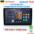 Für Fiat Ducato Peugeot Boxer Citroen Jumper Carplay Autoradio GPS NAVI BT DAB+