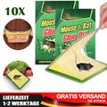 10X RATTE RATTENFALLE MAUSEFALLE BORD MÄUSE MAUS-SUPER-RATTENFALLEN HARMLO NEU