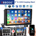 9" 2+32G Autoradio DAB+ Carplay Für Ford Transit MK7 Focus II Android13 KAM GPS