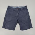 GANT Herren Chinoshorts marineblau W32 schmale Passform Baumwolle Stretch