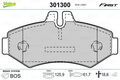 VALEO 301300 Bremsbelagsatz, Scheibenbremse für MERCEDES-BENZ,VW