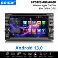 4GB+64GB Android 13 Autoradio 2Din Navi Für Nissan 8-Kern CarPlay DAB+ WiFi DVD