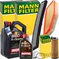 MANN INSPEKTIONSPAKET+6L MOTUL 5W-30 ÖL passend für BMW X3 E83 xDrive 18/20d/sd