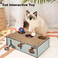 Katzenspielzeug Aus Holz Realistischer Fellball Spaß für Katzen Im