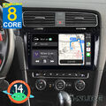 8 Core 4+64G CarPlay Android 14 AutoRadio GPS Navi DSP FM BT Für VW Golf VII MK7