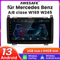 64GB Android 13 GPS Navi Autoradio für Mercedes Benz MB A/B W169 W245 W639 VITO