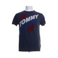 Tommy Hilfiger Jeans, T-shirt, Größe: S, Blau, Baumwolle, Print, Herren #W7T