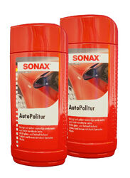 2 x SONAX AutoPolitur 500ml, Lackpolitur, Autopolitur, Kfz-Pflege, Kfz-Politur