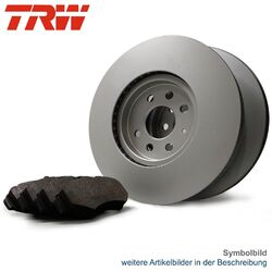 TRW Bremsscheiben Set + Beläge 15,7 für VW GOLF 3 Variant 1H5