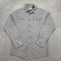 Wrangler Jeanshemd Erwachsene Medium Grau Cowboy 90er Western Rodeo USA Pferd Herren