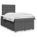 Boxspringbett Bett Polsterbett Schlafzimmerbett mit Matratze Stoff vidaXL