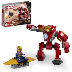 LEGO Marvel 76263 Iron Man Hulkbuster vs. Thanos Bausatz, Mehrfarbig