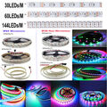 5V WS2812B 5050 RGB LED Strip Streifen Lichtleiste Individuell Adressierbar 1-5m