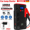 27000mAh Auto KFZ Starthilfe Jump Starter 12V Ladegerät Booster PKW Power Bank