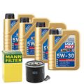 Motoröl 5W30 LIQUI MOLY Longlife Iii 4L+MANN Ölfilter+Ölablassschraube