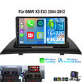 Für BMW X3 E83 06-10 Android 13 1+32G Carplay Autoradio Navi WIFI BT FM RDS +KAM