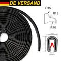 10m Kantenschutz Kantenschutzprofil schwarz Keder Band Klemm Profil Gummi PVC DE