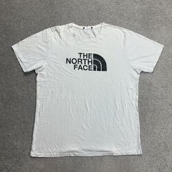 THE NORTH FACE Herren T-Shirt Kurzarm Gr. M Regular Outdoor Logo 23502 Weiß