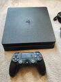 Sony PlayStation 4 Slim (PS4) 500GB Spielkonsole - Schwarz mit Controller