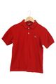 LACOSTE Poloshirt Damen M Rot Baumwolle Kurzarm Freizeit