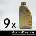 9x 1 Liter Original Mercedes-Benz PKW-Synthetic Motoröl MB 229.71 - Low SPAsh