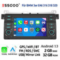 Android13 2+32G Autoradio 7" Carplay Für BMW 3er E46 M3 Rover 75 GPS NAVI SWC BT