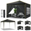 Pavillon Faltpavillon 2x2m/3x3m/3x6m Partyzelt Gartenpavillon Wasserdicht Stabil