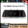 10,25" Android 14 Autoradio GPS Navi IPS 4G für BMW 5er F10/F11 CIC 6GB+64GB BT